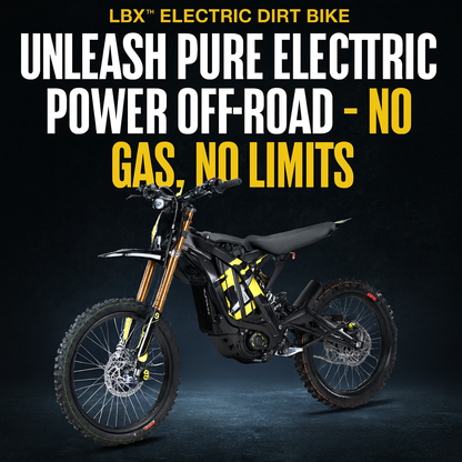 LBX™ Electric Dirt Bike – Go Faster, Ride Harder, No Fuel